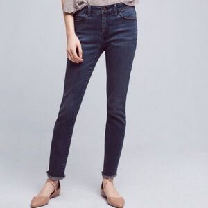 Anthropologie | Pilcro skinny jeans w/ raw hems